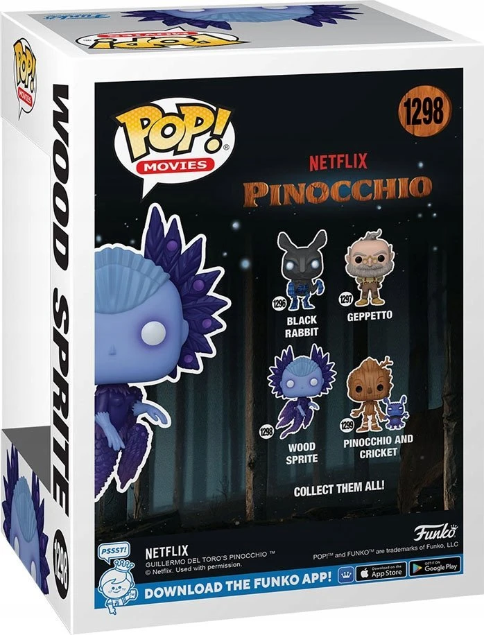 FUNKO POP! Vinilinė figūrėlė: Netflix: Pinocchio - Wood Sprite, 9 cm