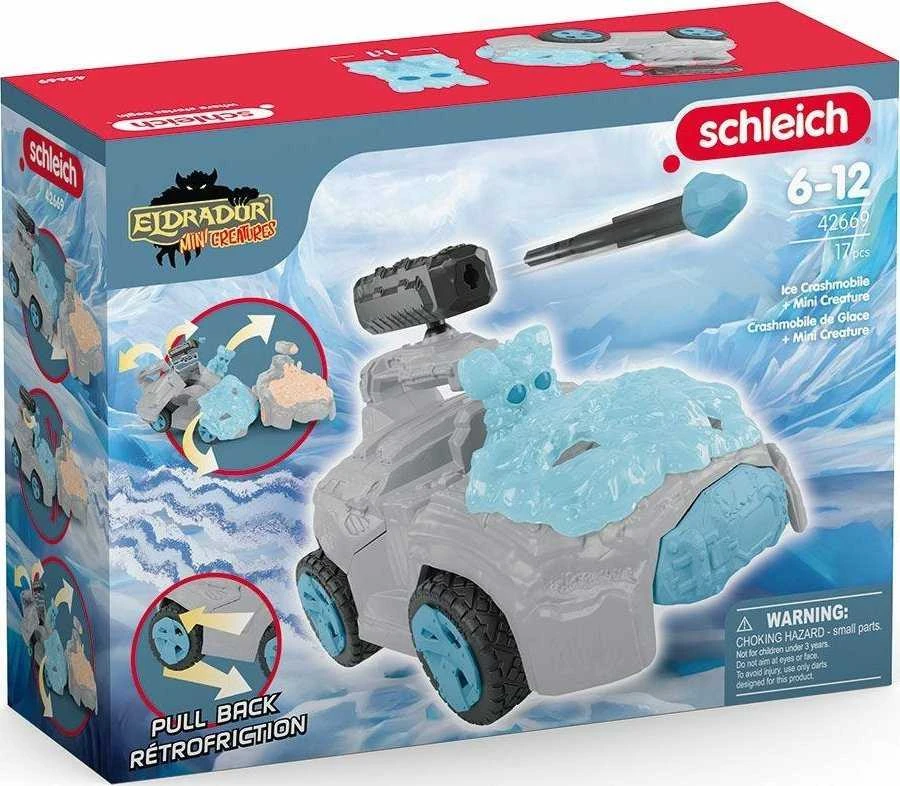 Schleich Žaislinis ledo transporto priemonės CrashMobile su Ministworkiu