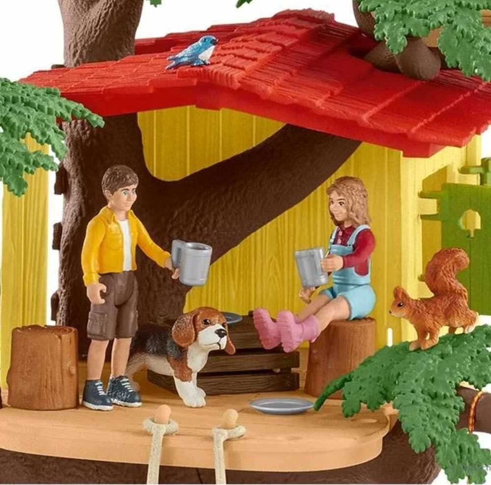 SCHLEICH „Naminiai gyvūnai“ Rinkinys - Namelis Medyje