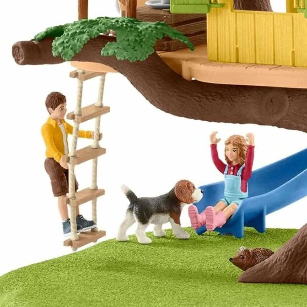 SCHLEICH „Naminiai gyvūnai“ Rinkinys - Namelis Medyje