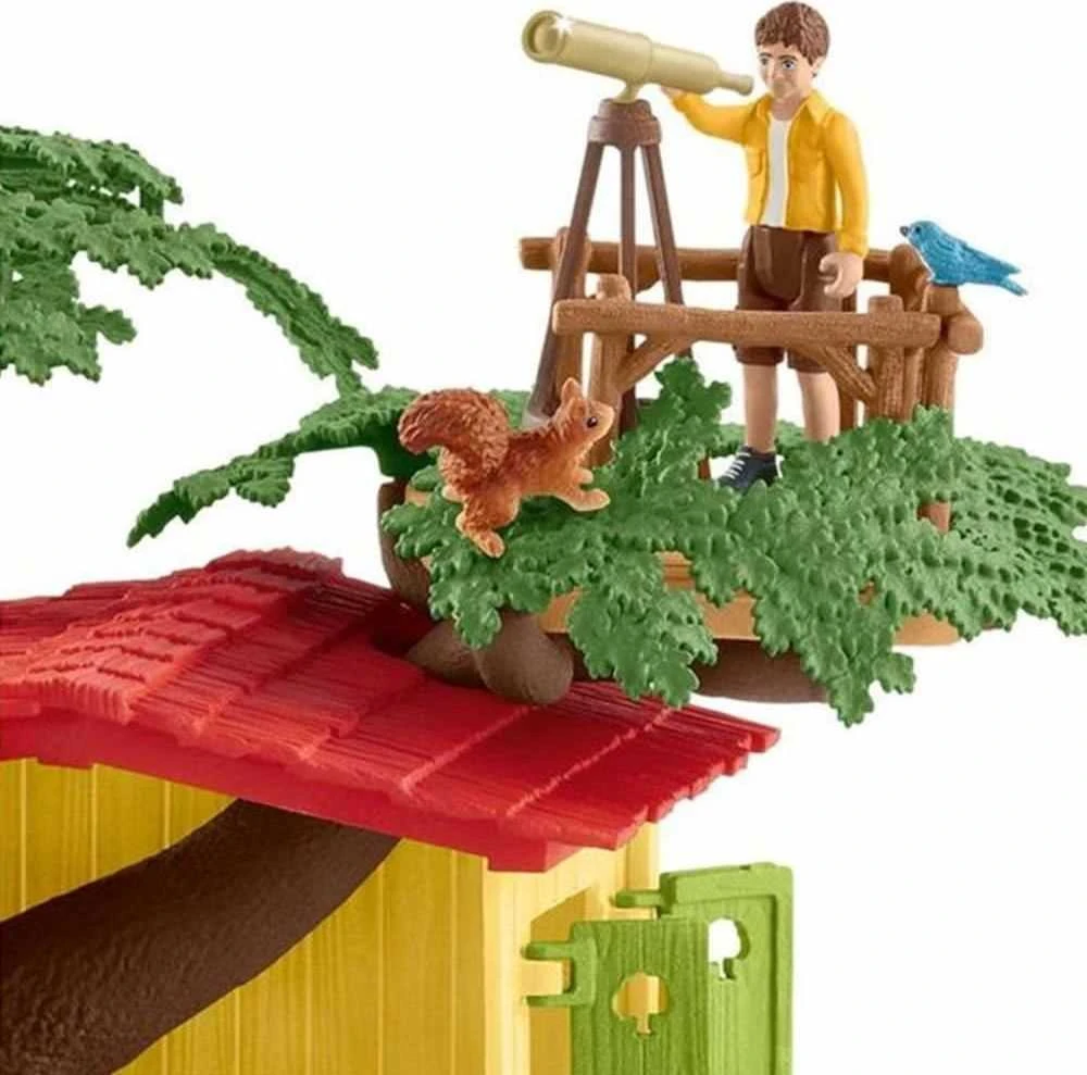 SCHLEICH „Naminiai gyvūnai“ Rinkinys - Namelis Medyje