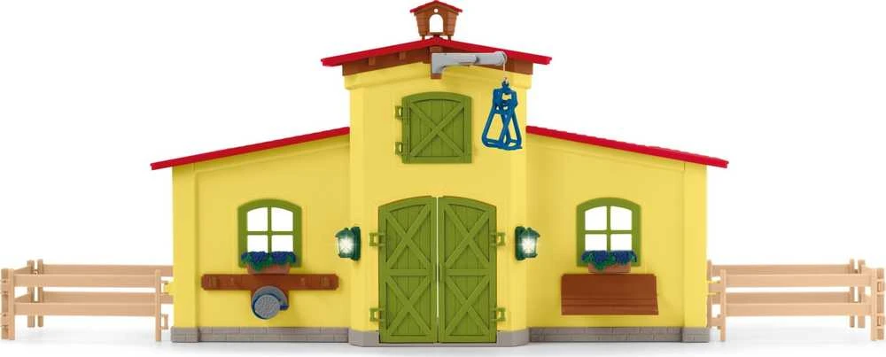 SCHLEICH FARM WORLD Didelis tvartas su gyvūnais ir priedais