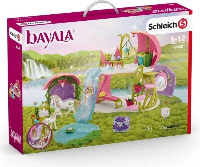 Žaislas - Schleich Blizgantis Gėlių Namas Su Vienaragiais Ir Stabiu