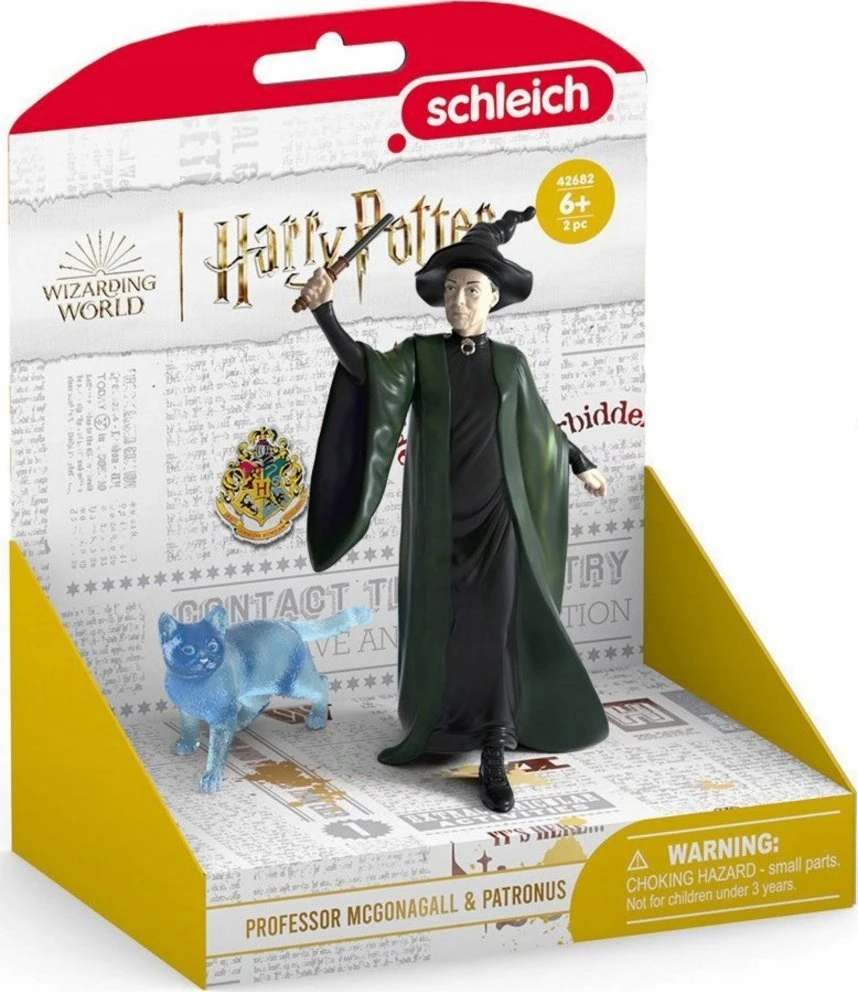 Schleich Figūrėlė profesorės McGonagall su patronusu katinu