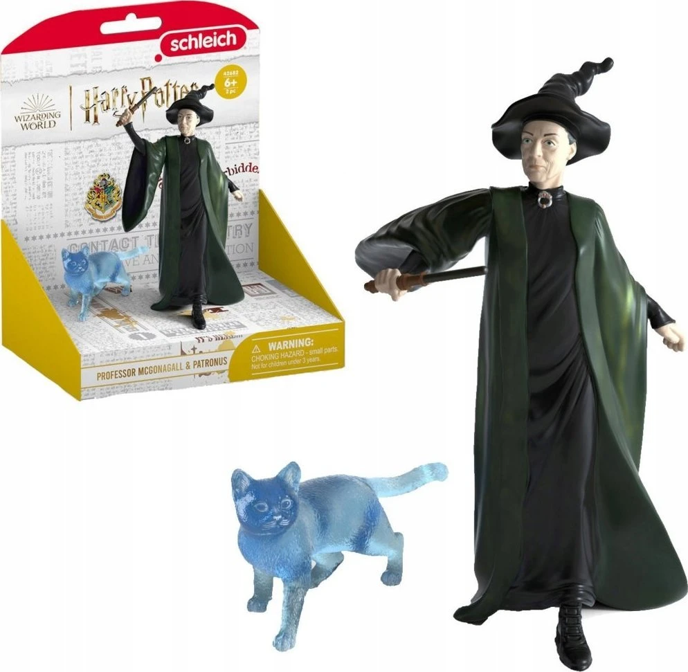 Schleich Figūrėlė profesorės McGonagall su patronusu katinu