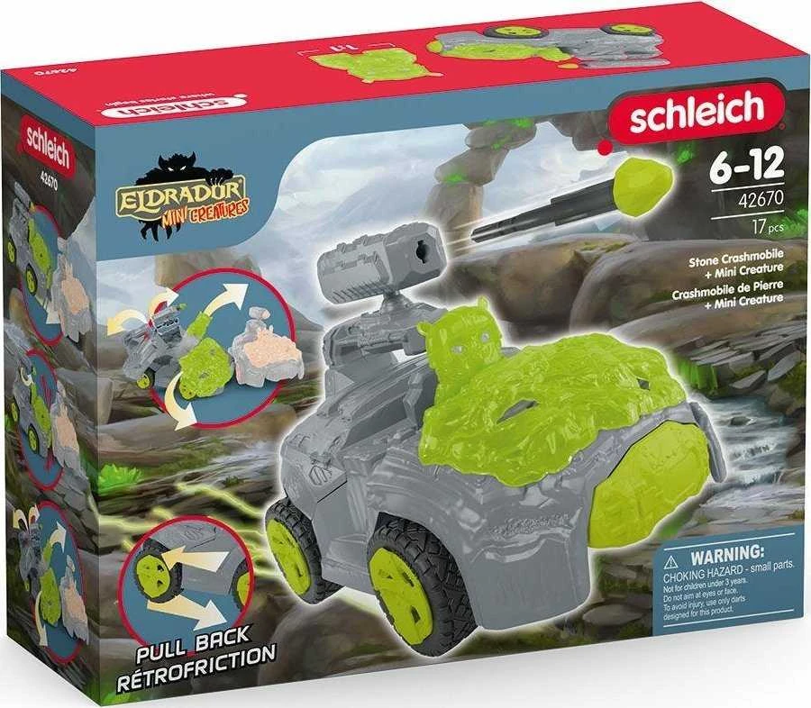 Schleich Žaislinis kovinis transporto priemonės modelis CrashMobile su Ministworkiu