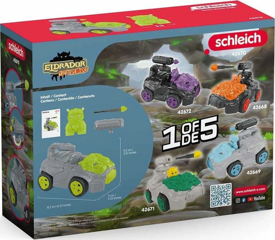 Schleich Žaislinis kovinis transporto priemonės modelis CrashMobile su Ministworkiu