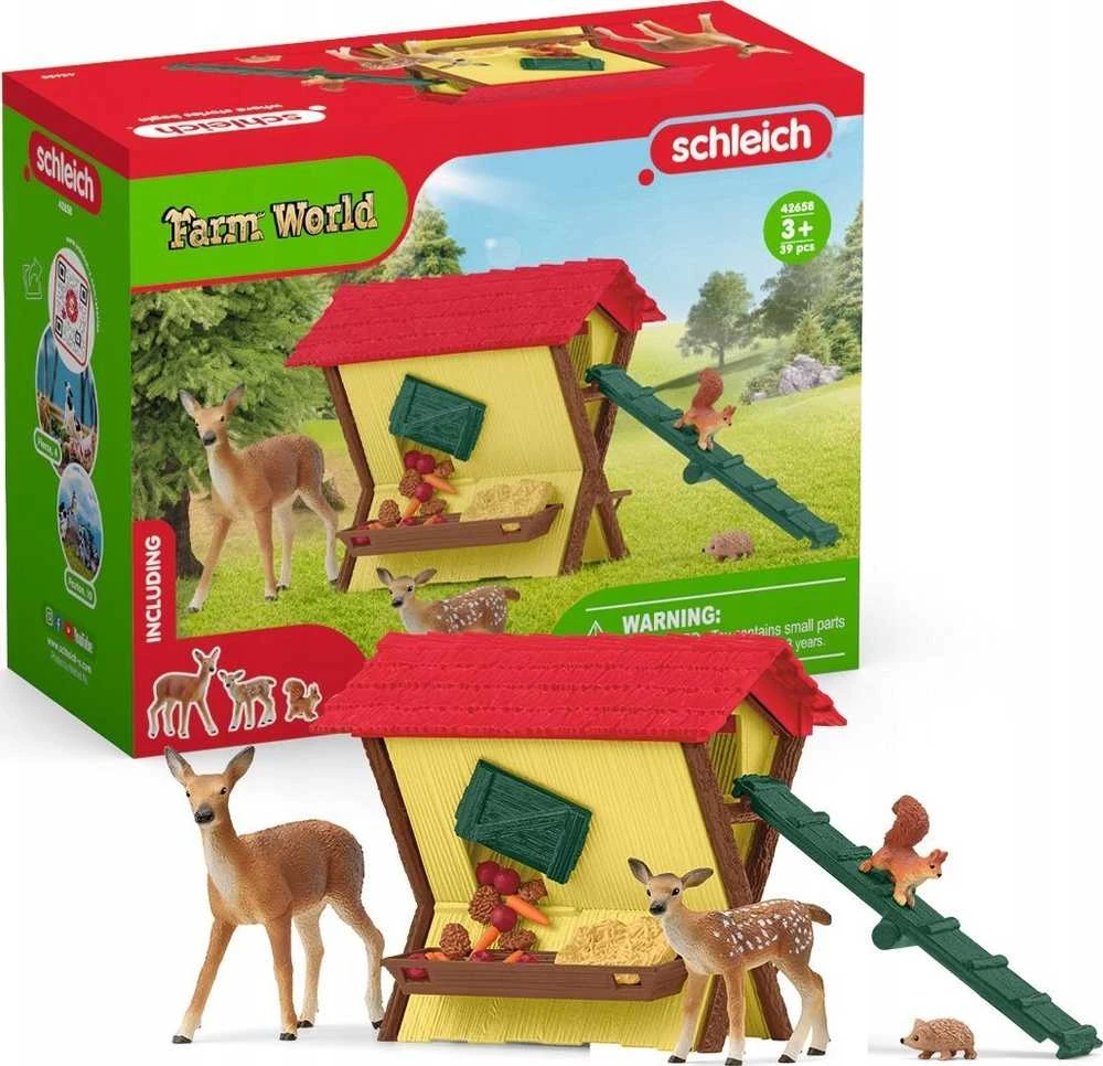SCHLEICH FARM WORLD Miško gyvūnų maitinimas