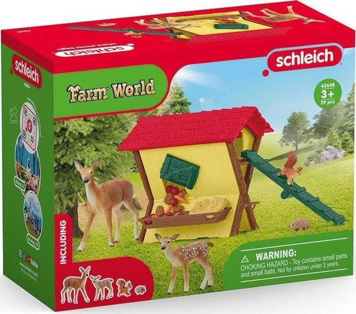 SCHLEICH FARM WORLD Miško gyvūnų maitinimas