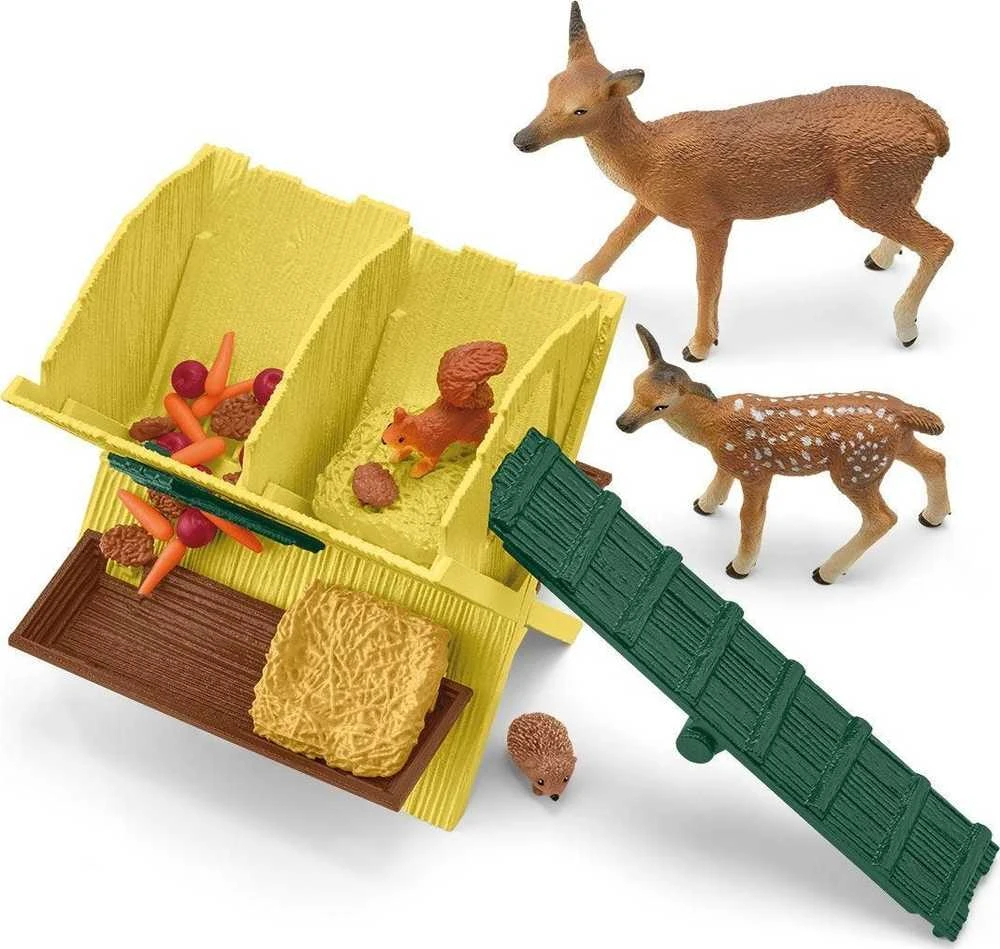 SCHLEICH FARM WORLD Miško gyvūnų maitinimas