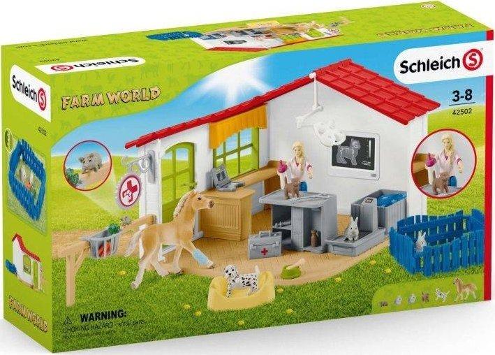 Schleich Tierarzt-Praxis TierarztPraxis mit Haustieren (42502)