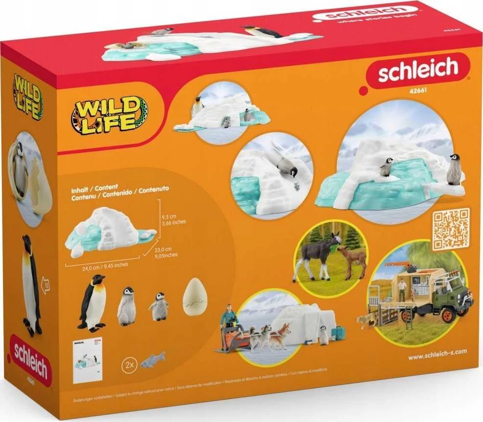 SCHLEICH WILD LIFE Pingvinų šeimos linksmybės
