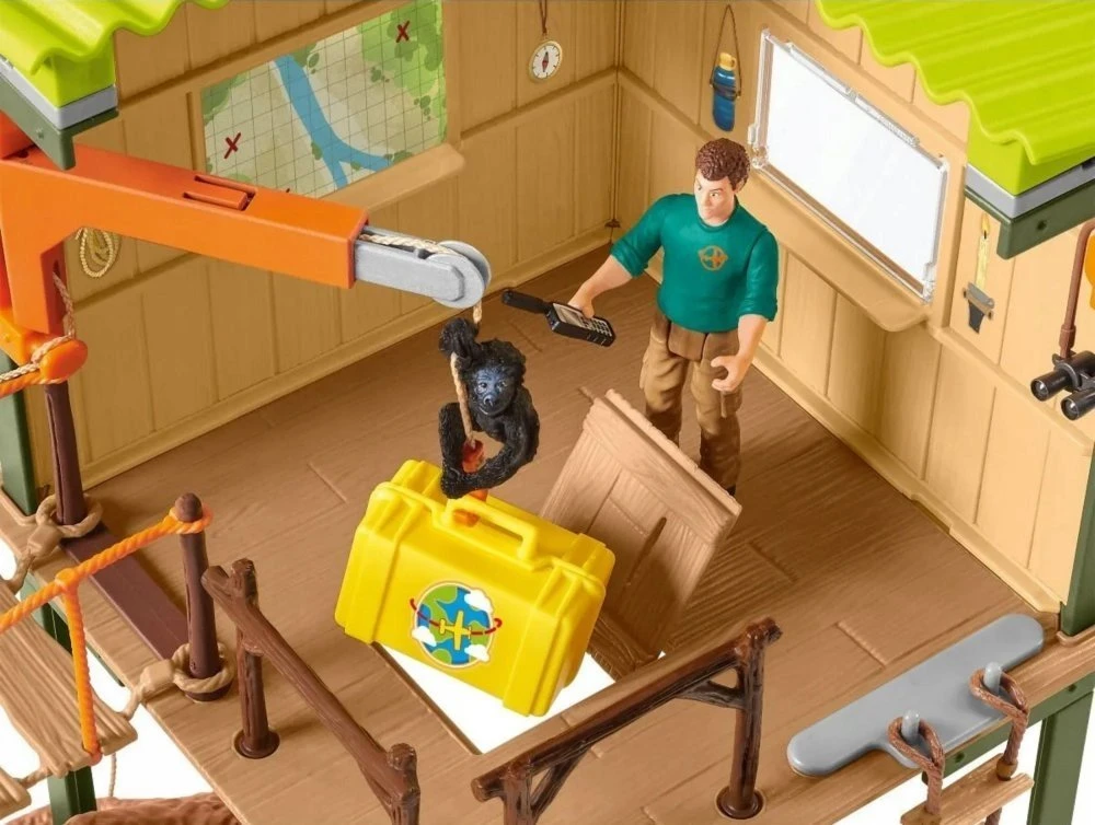 Schleich Figūrėlių rinkinys nuotykių ieškotojų stotis Wild Life