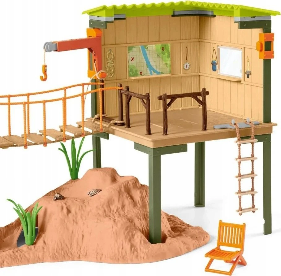 Schleich Figūrėlių rinkinys nuotykių ieškotojų stotis Wild Life