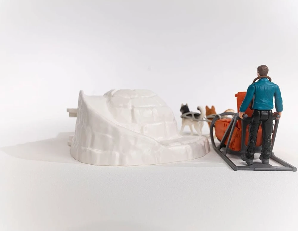 Schleich Figūrėlių rinkinys Antarktidos ekspedicija su šunų kinkiniais