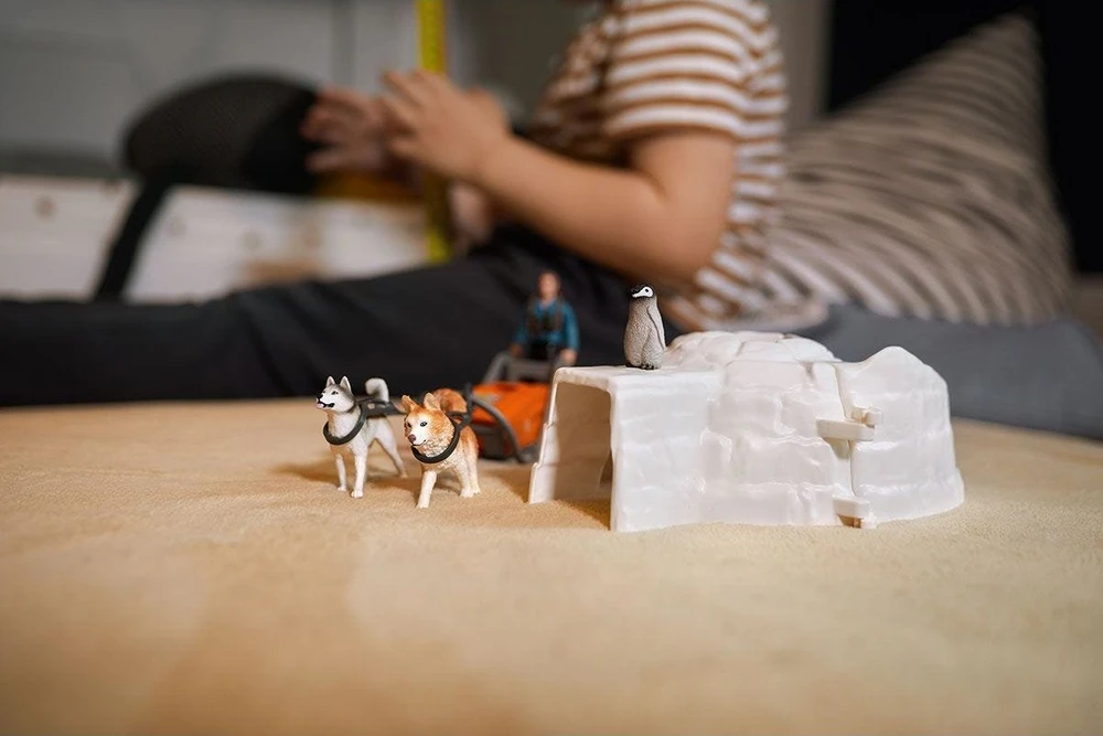 Schleich Figūrėlių rinkinys Antarktidos ekspedicija su šunų kinkiniais