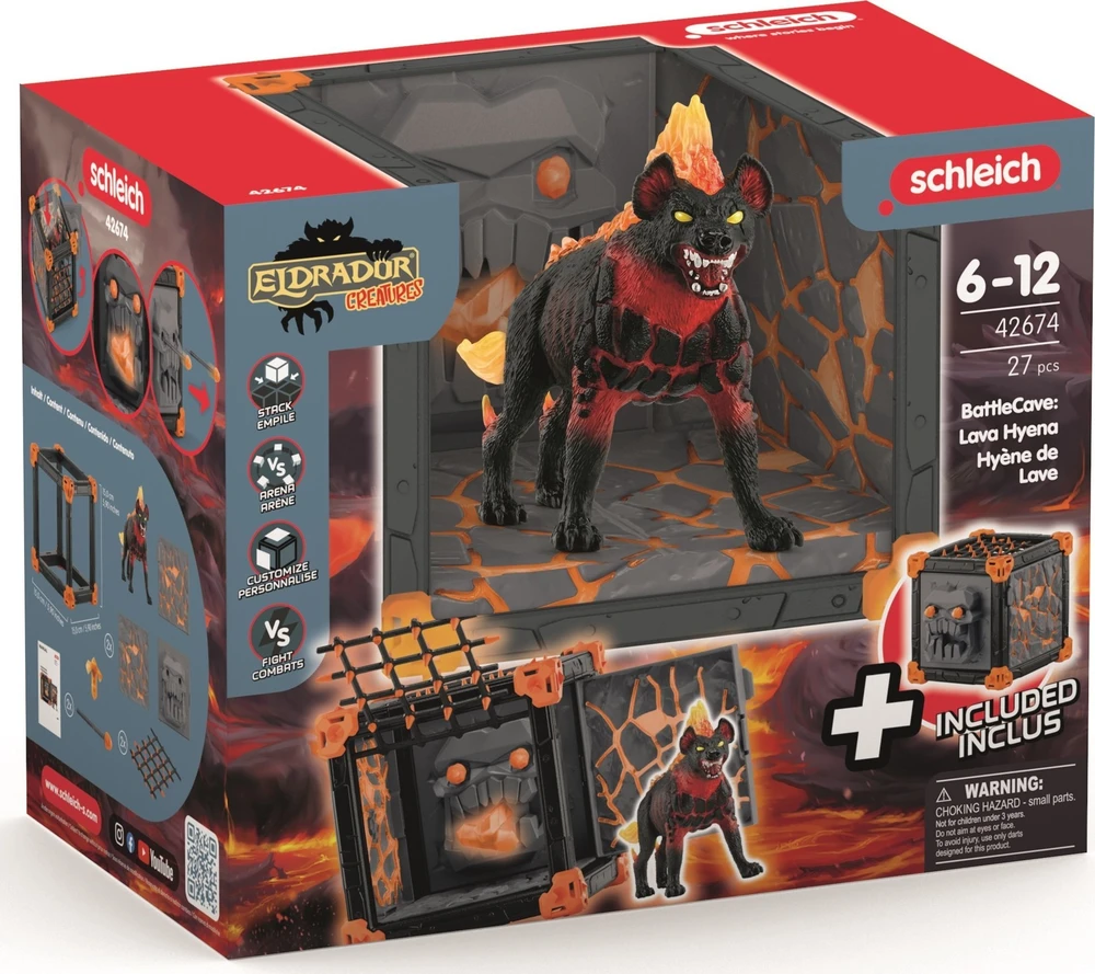 Schleich Figūrėlė hiena iš Eldrador lavos kovinės olos