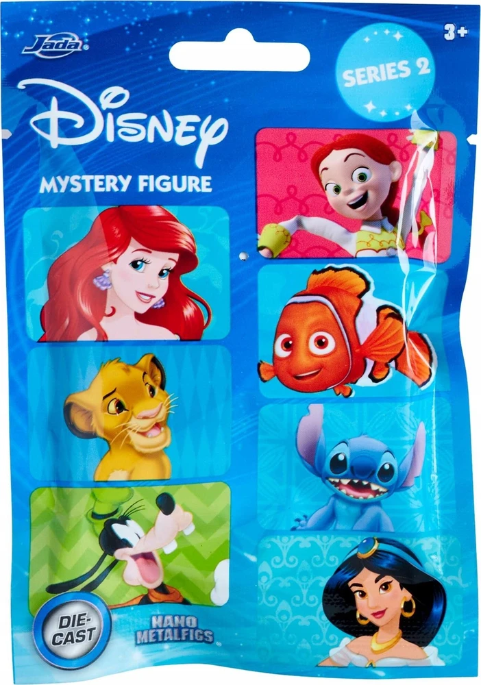 Simba „Disney Pixar Nano MetalFigs“ kolekcionuojamos figūrėlės „Disney“ veikėjų staigmenų krepšys, 2 serija