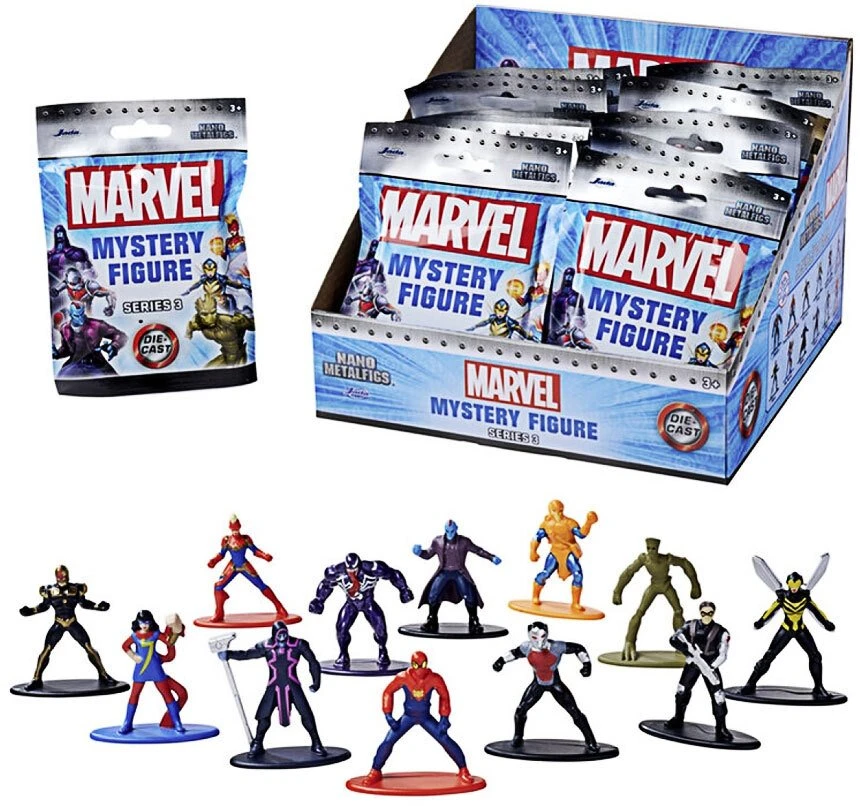 SIMBA JADA Marvel metalowe figurki 4cm 12wz 9335083314