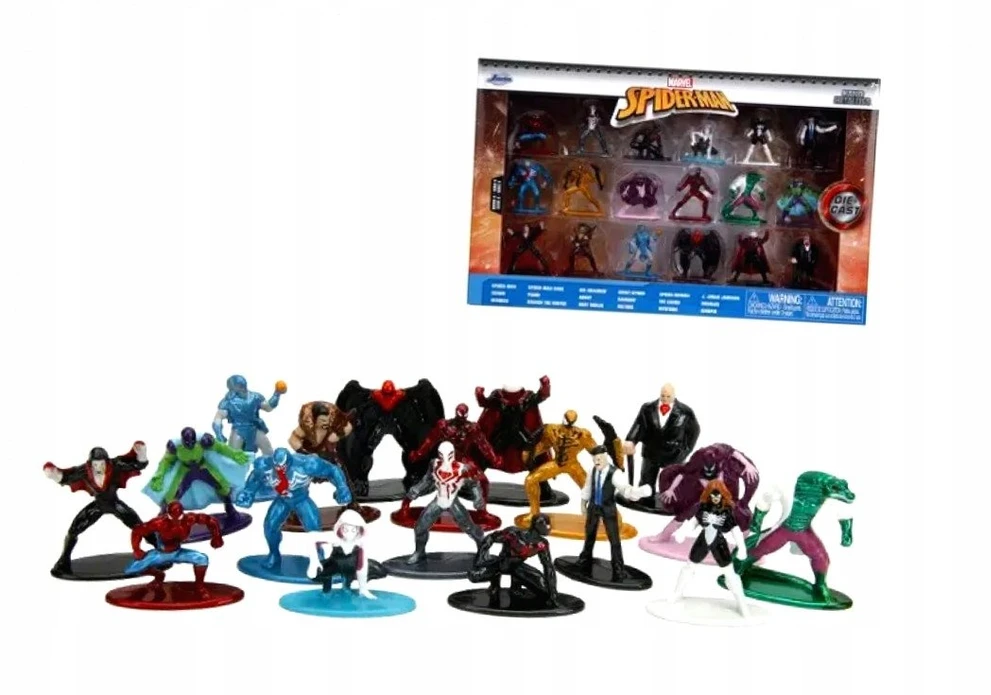 Figūrėlė Simba JADA Spiderman figurki metal 18pak 9334468314