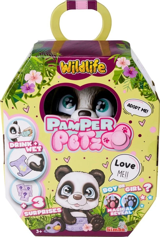 Žaidimų rinkinys panda kūdikis Simba Pamper Petz