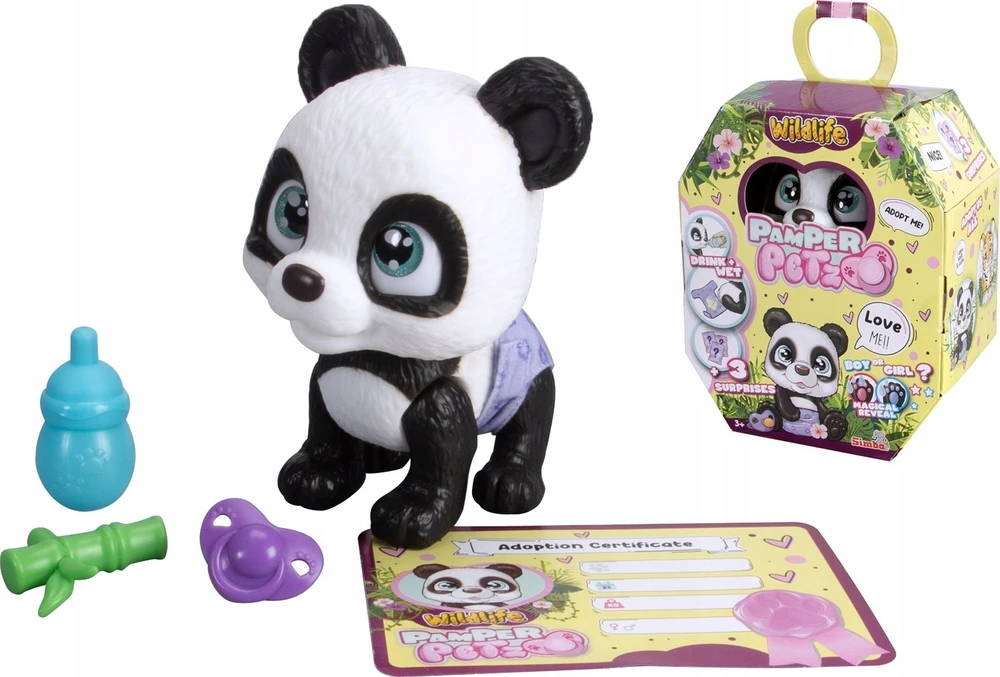 Žaidimų rinkinys panda kūdikis Simba Pamper Petz