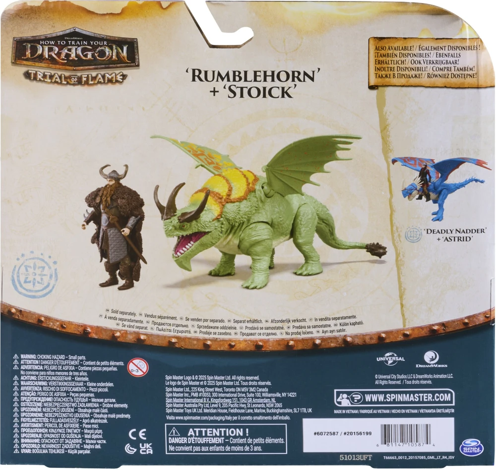 Dragons Drakonai – Vikingas ir Drakonas – Rumblehornas ir Stoikas (6075559)