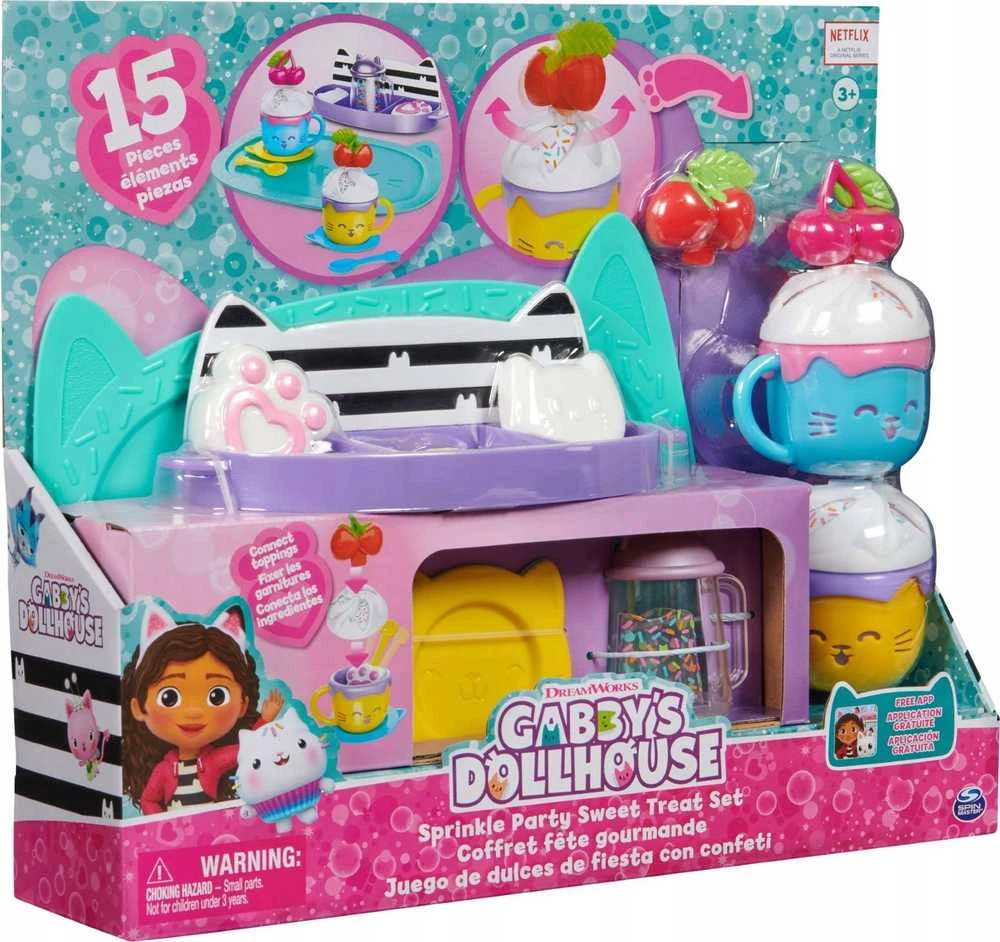 Spin Master Gabby's Dollhouse Sprinkle Party Service Rinkinys 6067216 /3