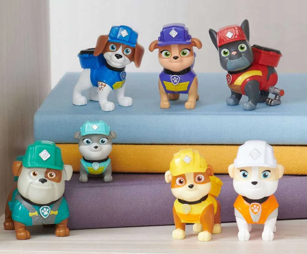 Žaislinių figurėlių rinkinys Spin Master PAW Patrol Rubble&Crew, 7 vnt.