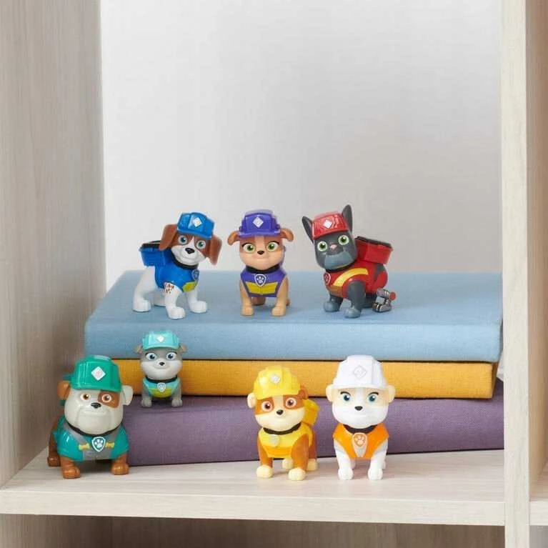Žaislinių figurėlių rinkinys Spin Master PAW Patrol Rubble&Crew, 7 vnt.