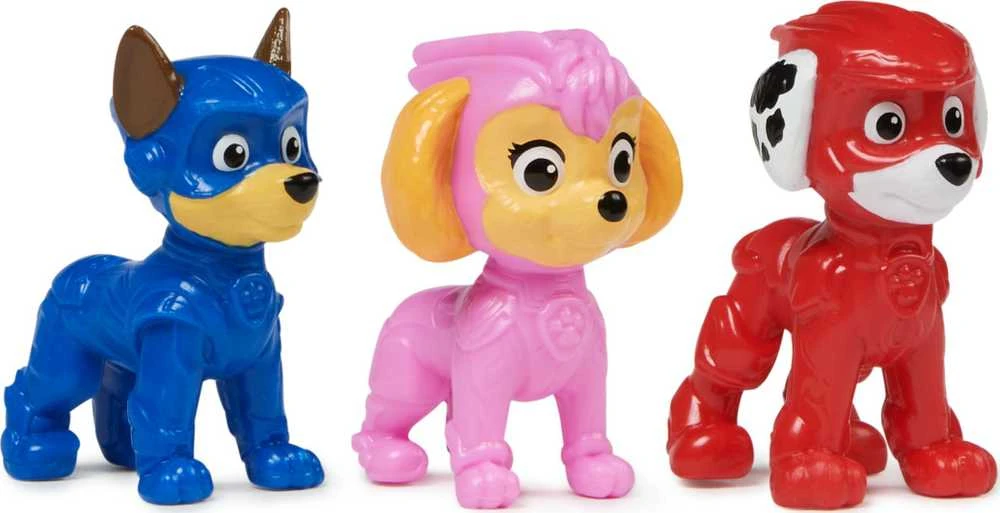 Spin Master Paw Patrol: The Mighty Movie 3 figūrėlių rinkinys - Šuniukų būrys
