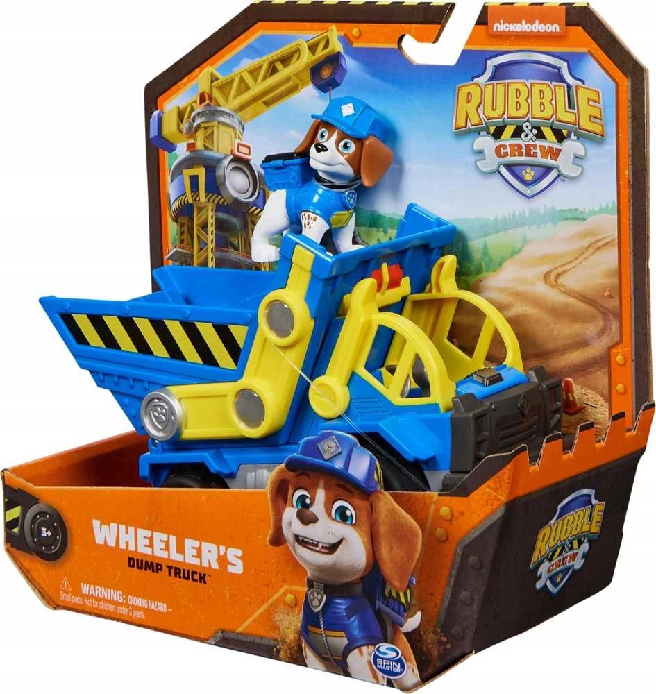 Žaislinė mašinėlė Spin Master Paw Patrol Rubble & Crew 6066528