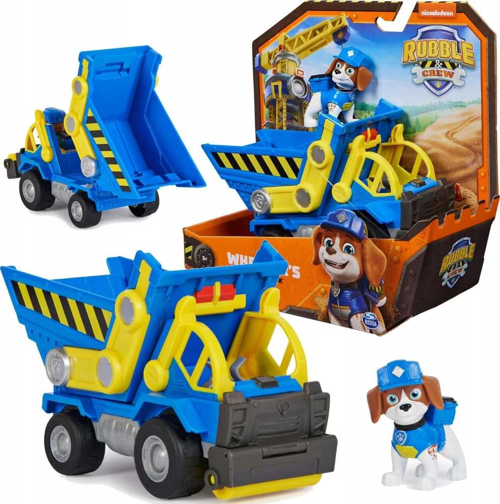 Žaislinė mašinėlė Spin Master Paw Patrol Rubble & Crew 6066528
