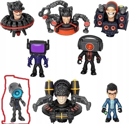 Figūrėlė Spin Master Skibidi Toilet Mini Mystery Figures 2 Ass CDU