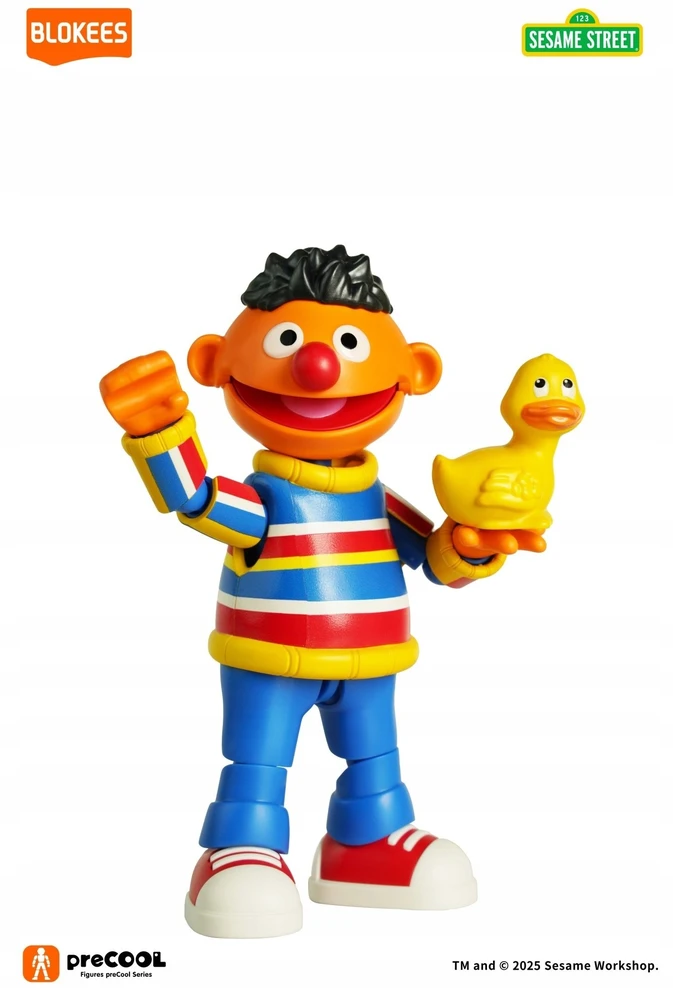Blokees SESAME STREET FIGURES KALADĖLĖS, PRECOOLS, S1 - ERNIE