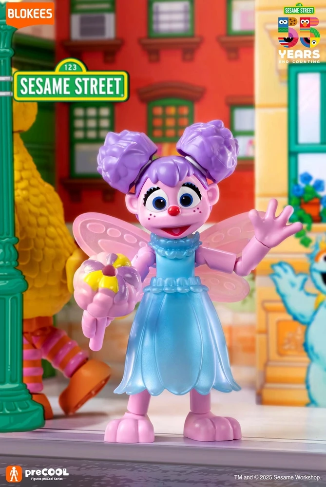 BLOKEES SESAME STREET FIGURES prieš ŠALDYMĄ S2 - ABBY
