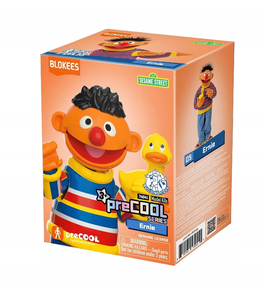 Blokees SESAME STREET FIGURES KALADĖLĖS, PRECOOLS, S1 - ERNIE