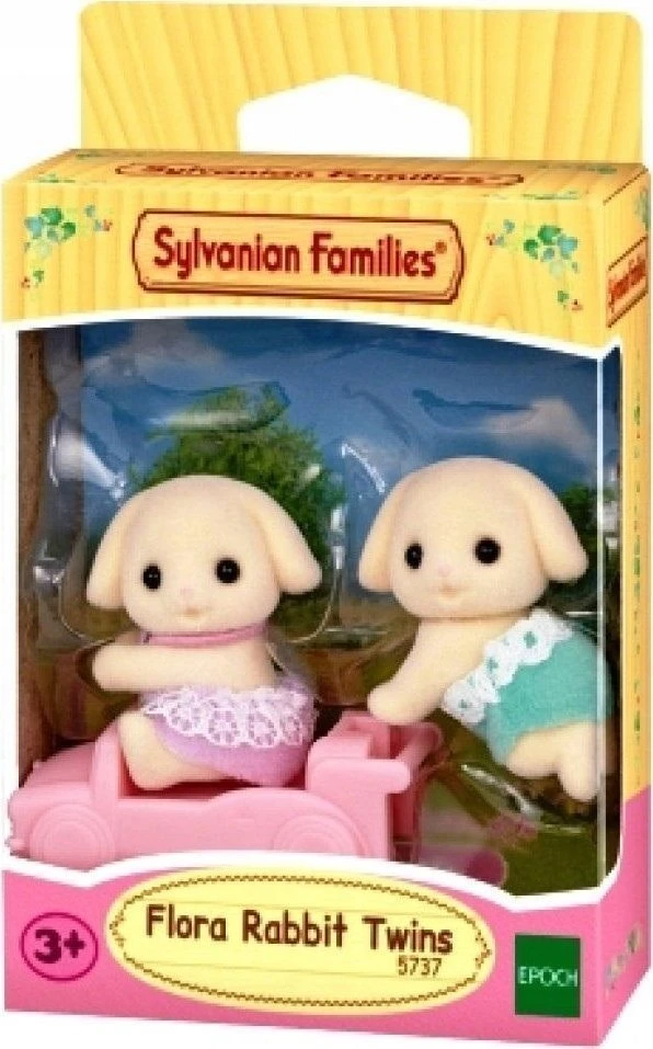 Sylvanian Families Silvanijos šeimos – Floros triušių dvyniai (5737)