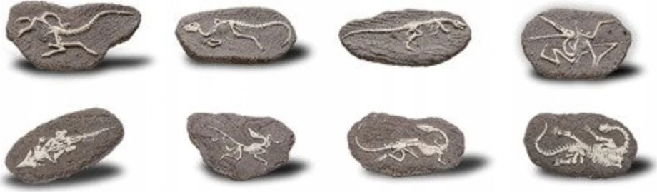 Figūrėlė Teka Didelė dinozauro figūrėlė - kasimo akmuo MIX