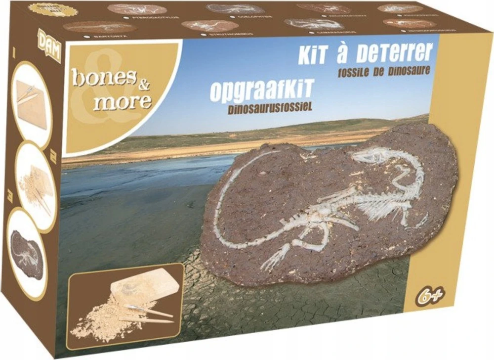 Figūrėlė Teka Didelė dinozauro figūrėlė - kasimo akmuo MIX