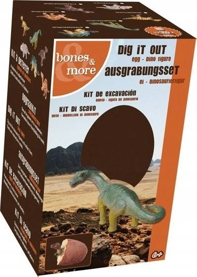 Figūrėlė Teka Didelė dinozauro figūrėlė - kiaušinių iškasimas MIX