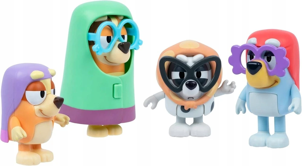 TM Toys Figūrėlės Bluey močiutės 4 vnt. rinkinys