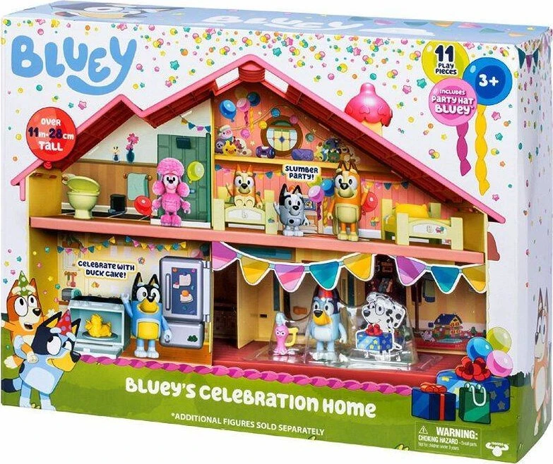 TM Toys Figūrėlė Bluey su namų šventės komplektu