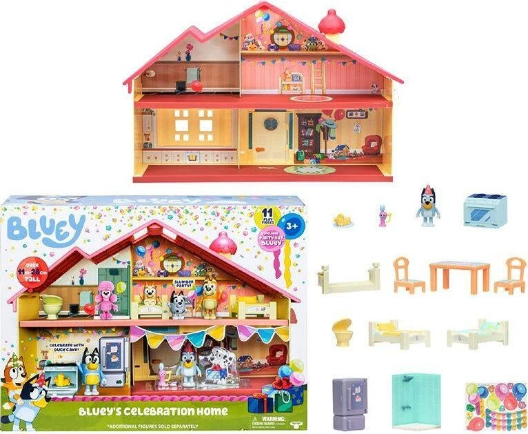 TM Toys Figūrėlė Bluey su namų šventės komplektu