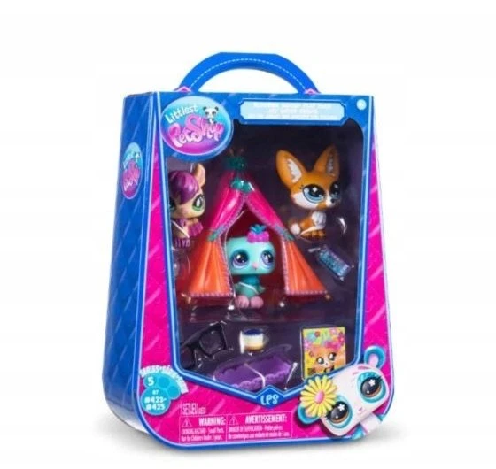 TM Toys Minkštas Littlest Pet Shop pižamos vakarėlio žaislas