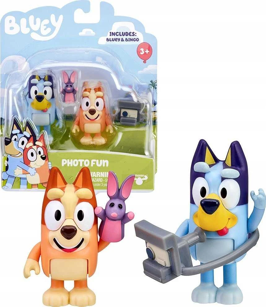 TM Toys Bluey Figūrėlė Zabawa w fotografa 2vnt.