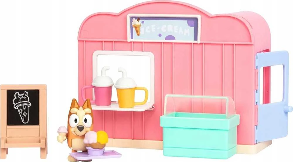 „Bluey“ – mini žaidimų rinkinys su ledų parduotuve (90243)