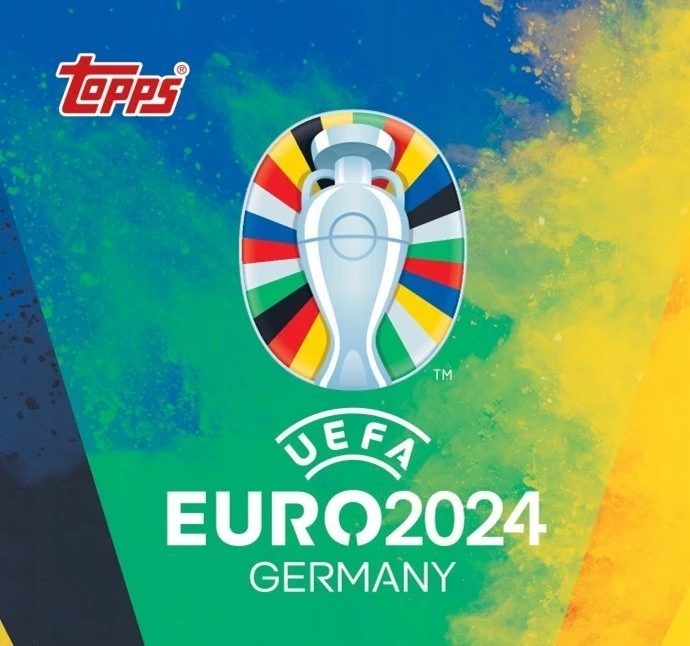 Kolekcinis futbolo kortelių rinkinys Topps MATCH ATTAX EURO 2024, 10 vnt.