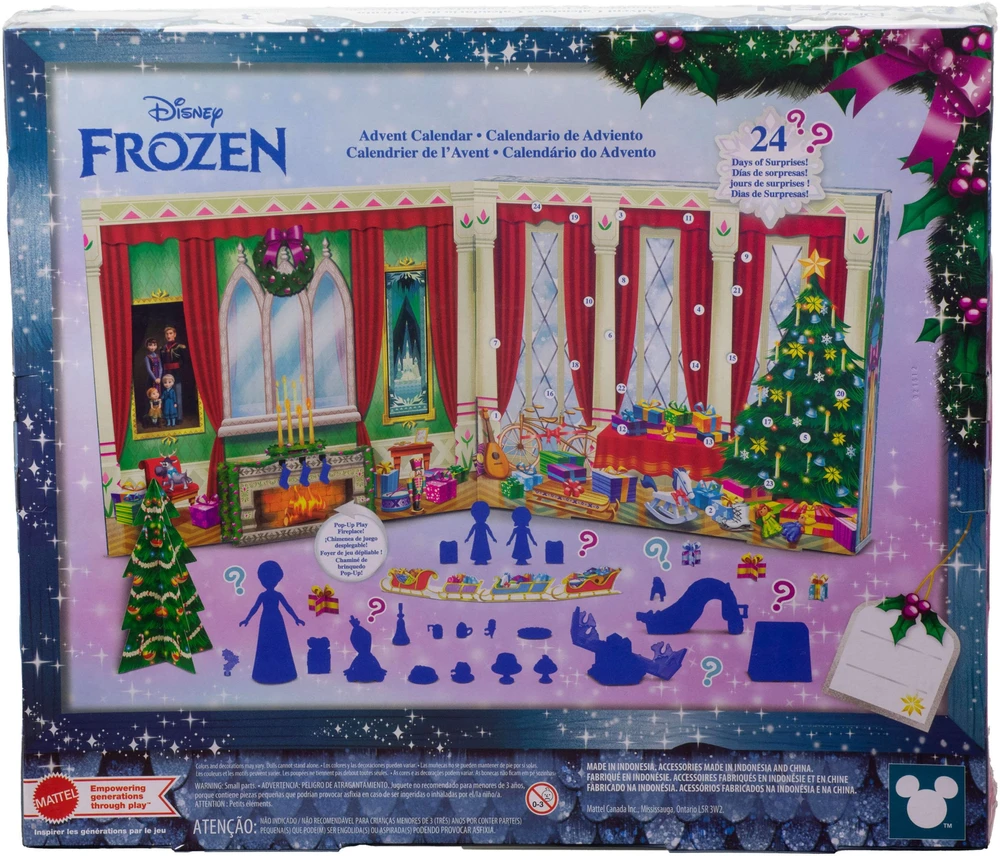 Mattel DISNEY FROZEN advento kalendorius (JLJ06)