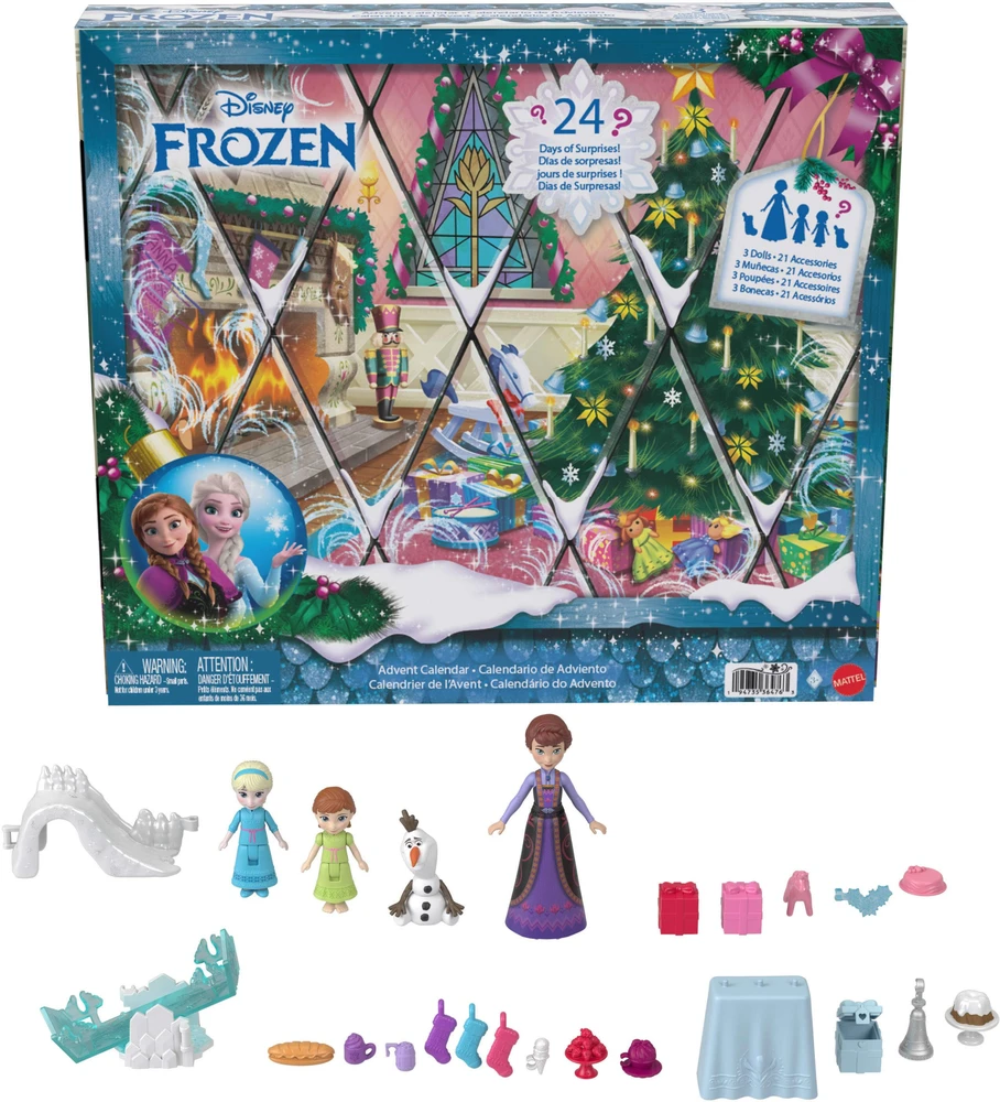 Mattel DISNEY FROZEN advento kalendorius (JLJ06)